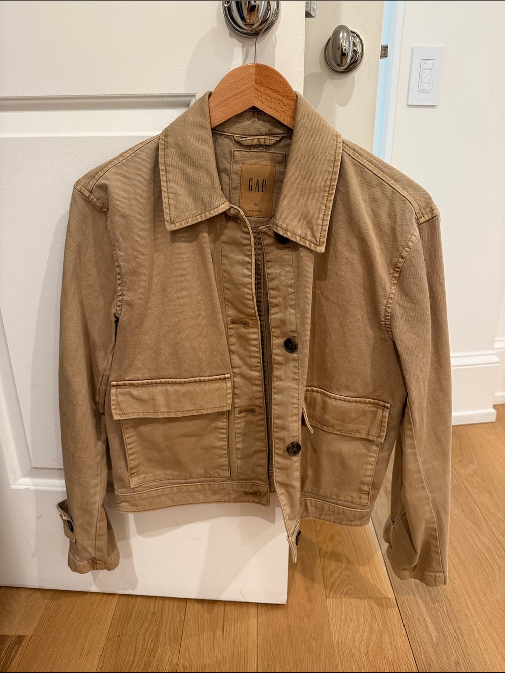 GAP Women's Khaki Utility Jacket